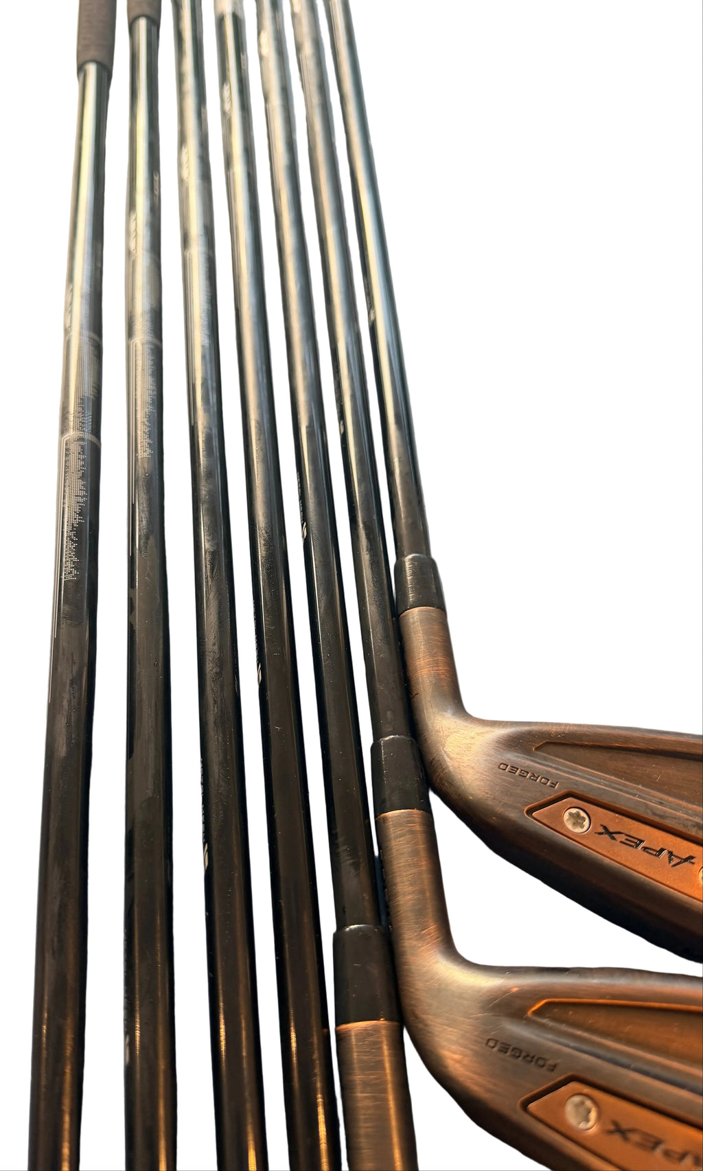 Callaway Apex Ai300 Brushed Copper 5-AW MMT 95g Stiff Flex Irons (Used)