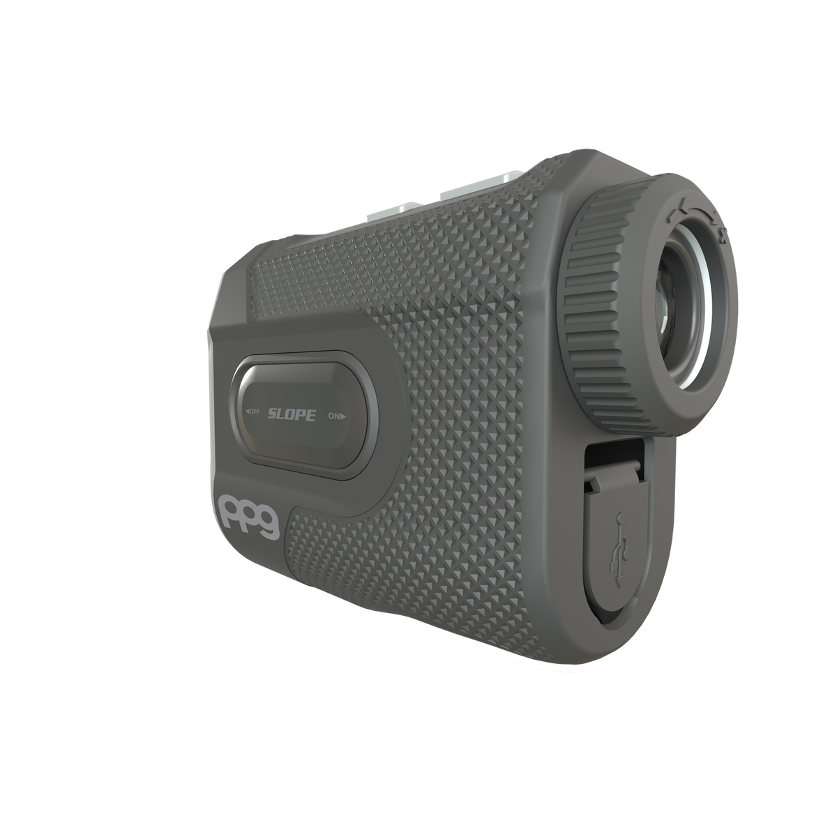 A2 Rangefinder - Magnetic Rangefinder for Golf- Slope Switch- Long Lasting Battery - Black & Gray